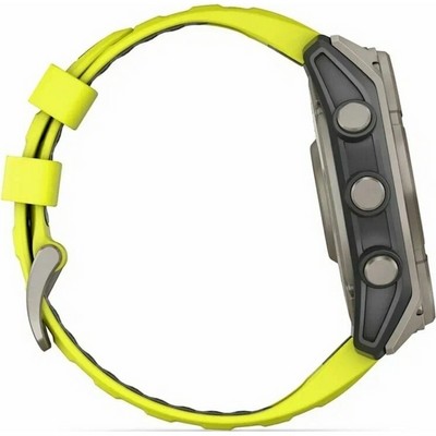 Garmin Fenix 8 51mm Solar Sapphire Titanium with Yellow Graphite Silicone (010-02907-20) - фото 82259