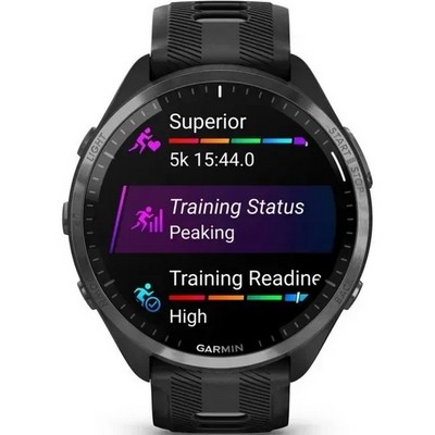 Garmin Forerunner 965 Amoled Black wt Black Band (010-02809-10) - фото 82323