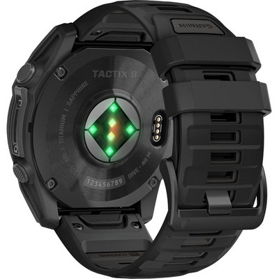 Garmin Tactix 8 51mm Amoled Sapphire Applied Ballistic Solver Silicone Band (010-03406-00) - фото 82390