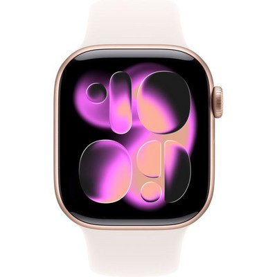 Apple Watch Series 11, 42 mm, Rose Gold Aluminium Light Blush Sport Band SM/ML - фото 83177