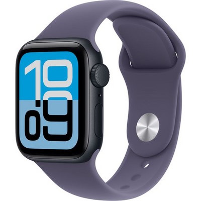 Apple Watch SE 3, 40 mm, Midnight Aluminium Purple Fog Sport Band - фото 83412
