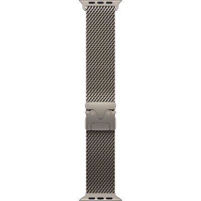 Apple Watch Ultra 3, 49 mm, S/M/L Natural Titanium Milanese Loop - фото 83580