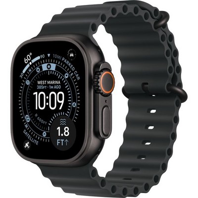 Apple Watch Ultra 3, 49 mm, Black Ocean Band Black - фото 83606