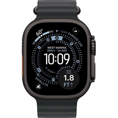 Apple Watch Ultra 3, 49 mm, Black Ocean Band Black - фото 83607