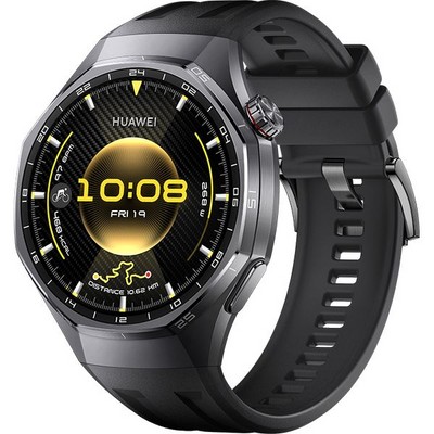 Huawei Watch GT 6 Pro 46 mm Black Fluoroelastomer Strap - фото 84509