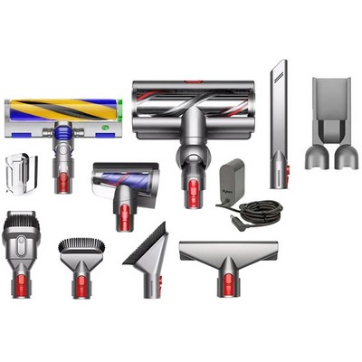 Dyson v15 Detect Absolute Total Clean, серебристый - фото 84712