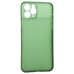 Чехол-накладка карбоновая KZDOO Air Carbon 0.45мм для Iphone 11 Pro (5.8&quot;) Зеленая