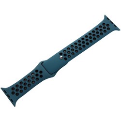 Ремешок спортивный COTECi W12 Sport Band (WH5216-BL-BK-38) для Apple Watch 40мм/ 38мм Черно-Голубой