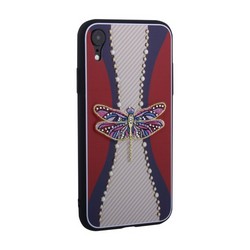 Накладка силиконовая TOTU Dancing Dragonfly Series -020 для iPhone XR (6.1&quot;) Стрекоза Purple