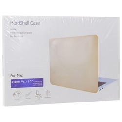 Защитный чехол-накладка HardShell Case для Apple MacBook New Pro 13&quot; Touch Bar (2016-2020г.) A1706/A1708/A1989/A2159/A2289/A2251 (M1) матовая прозрачная
