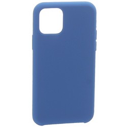 Накладка силиконовая MItrifON для iPhone 11 Pro (5.8") без логотипа Deep blue Темно-синий №20