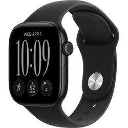Apple Watch Series 12 42mm GPS Black Aluminum Case with Black Sport Band SM/ML