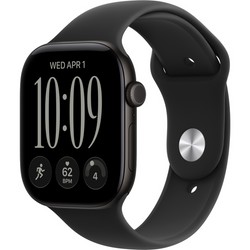 Apple Watch Series 12 46mm GPS Black Aluminum Case with Black Sport Band SM/ML