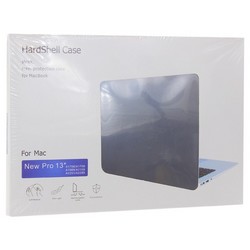 Защитный чехол-накладка HardShell Case для Apple MacBook New Pro 13&quot; Touch Bar (2016-2020г.) A1706/A1708/A1989/A2159/A2289/A2251 (M1) матовая черная