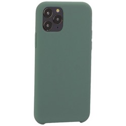 Накладка силиконовая MItrifON для iPhone 11 Pro (5.8&quot;) без логотипа Pine Green - Бриллиантово-зеленый № 58