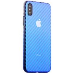 Чехол-накладка пластиковый J-case Colorful Fashion Series 0.5mm для iPhone XS/ X (5.8&quot;) Голубой оттенок