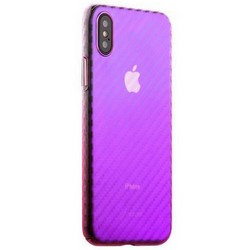 Чехол-накладка пластиковый J-case Colorful Fashion Series 0.5mm для iPhone XS/ X (5.8&quot;) Розовый оттенок