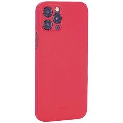 Чехол-накладка пластиковая KZDOO Air Skin 0.3мм для Iphone 12 Pro (6.1&quot;) Красная