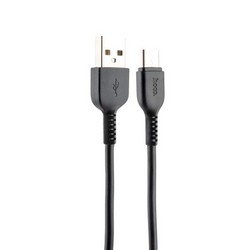 Дата-кабель USB Hoco X20 Flash Type-C (1.0 м) Черный
