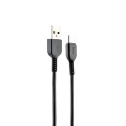 Дата-кабель USB Hoco X20 Flash Type-C (2.0 м) Черный