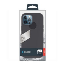 Чехол-накладка силикон Deppa Gel Color Case D-87755 для iPhone 12 Pro Max (6.7&quot;) 1.0мм Черный