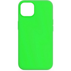Накладка силиконовая MItrifON для iPhone 13 Pro Max (6.7&quot;) без логотипа Green Салатовый №31