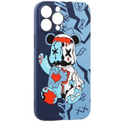 Чехол-накладка силикон MItriFON для iPhone 12 Pro (6.1") 0.8мм с флуоресцентным рисунком AW J94
