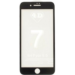 Стекло защитное 4D для iPhone 7 Plus (5.5) Black