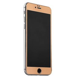 Стекло защитное&amp;накладка пластиковая iBacks Full Screen Tempered Glass для iPhone 6s Plus/ 6 Plus (5.5) - (ip60185) Золотистое
