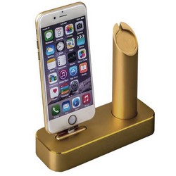 Док-станция COTECi Base1 Charging Cradle для Apple Watch &amp; iPhone X/ 8 Plus/ 8/ SE/ iPod stand CS2045-CEG Gold - Золото