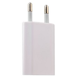 Адаптер питания USB для всех моделей iPhone/ iPad mini/ iPod, 1000 mA мощностью 5 Вт, класс ААА белый