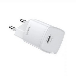 Адаптер питания Remax RP-U75 Crown mini PD charger (Type-C: 5V max 3.0A/ 20Вт) Белый