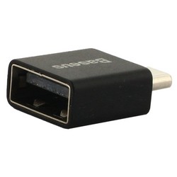 Адаптер Baseus Converter USB-A/ Type-C CATOTG-01 (2.4A) Черный