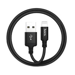 Дата-кабель USB Hoco X14 Times speed Lightning (1.0 м) Черный