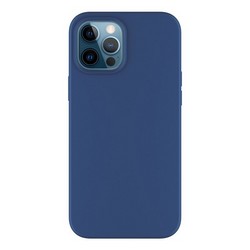 Чехол-накладка силикон Deppa Soft Silicone Case D-87771 для iPhone 12 Pro Max (6.7&quot;) Синий