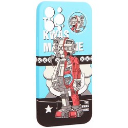 Чехол-накладка силикон MItriFON для iPhone 12 Pro Max (6.7&quot;) 0.8мм с флуоресцентным рисунком AW J85