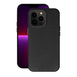 Чехол-накладка кожаная Deppa Leather Case D-88122 для iPhone 13 Pro (6.1") Черный