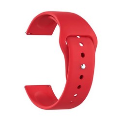 Ремешок силиконовый Deppa Band Silicone D-47178 универсальный для Watch 22мм Красный