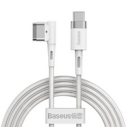 Дата-кабель Baseus Zinc Magnetic Series iP Laptop Charging Type-C to T-shaped Port Cable 60W (CATXC-W02) 2.0 м Белый
