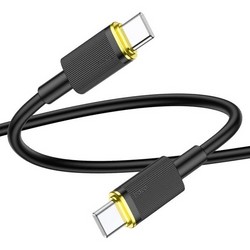 Дата-кабель Hoco U109 Fast charging data cable Type-C to Type-C (20V-5A, 100Вт Max) 1.2 м Черный