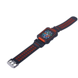Ремешок COTECi W31 PC&amp;Silicone Band Suit (WH5252-BR) для Apple Watch 42мм Черно-Красный