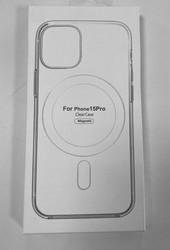 Чехол пластиковый Magnetic для iPhone 15 Pro (6.1&quot;) Прозрачный