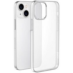 Чехол силиконовый Hoco Light Series для iPhone 15 (6.1&quot;) тонкий TPU 0,8mm Прозрачный