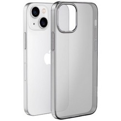 Чехол силиконовый Hoco Light Series для iPhone 15 (6.1&quot;) тонкий TPU 0,8mm Дымчатый