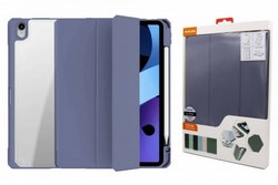Чехол-подставка Mutural Folio Case Elegant series для iPad 7-8 (10.2&quot;) 2019-20г.г. кожаный (MT-P-010504) Серо-лавандовый