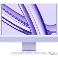 Apple iMac 24" Retina 4,5K 2023 MQRV3 (Apple M3, 10-Core GPU, 8GB, 256GB SSD, фиолетовый)