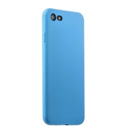 Чехол-накладка силикон Soft touch Deppa Gel Air Case D-85266 для iPhone SE (2020г.)/ 8/ 7 (4.7) 0.7мм Голубой