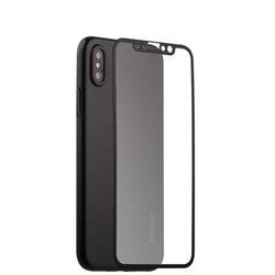 Чехол-накладка супертонкая Coblue Slim Series PP Case & Glass (2в1) для iPhone XS/ X (5.8") Черный