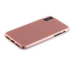 Чехол-накладка пластик Soft touch Deppa Air Case D-83323 для iPhone XS/ X (5.8") 1мм Розовое золото