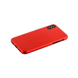 Чехол-накладка пластик Soft touch Deppa Air Case D-83324 для iPhone XS/ X (5.8&quot;) 1мм Красный